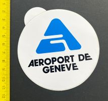 AEROPORT DE Genève, Aufkleber vintage