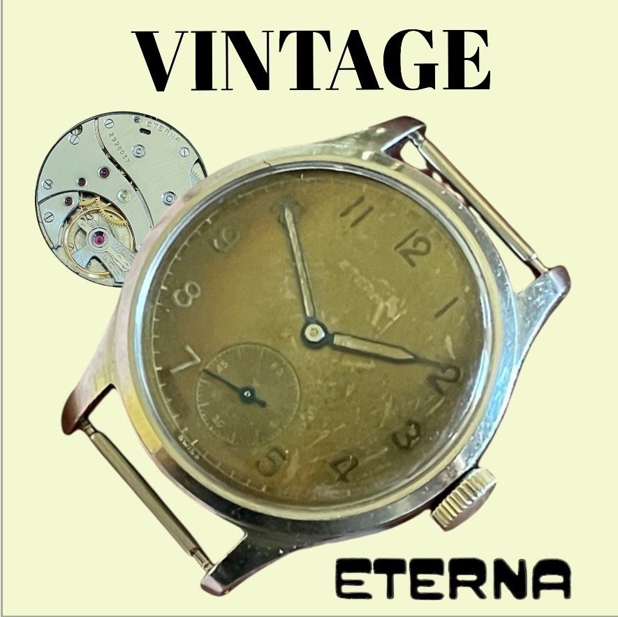 Eterna Uhren: Eterna WWW Swiss Vintage Uhr – Gebraucht aus lyss von Uhrenparadies