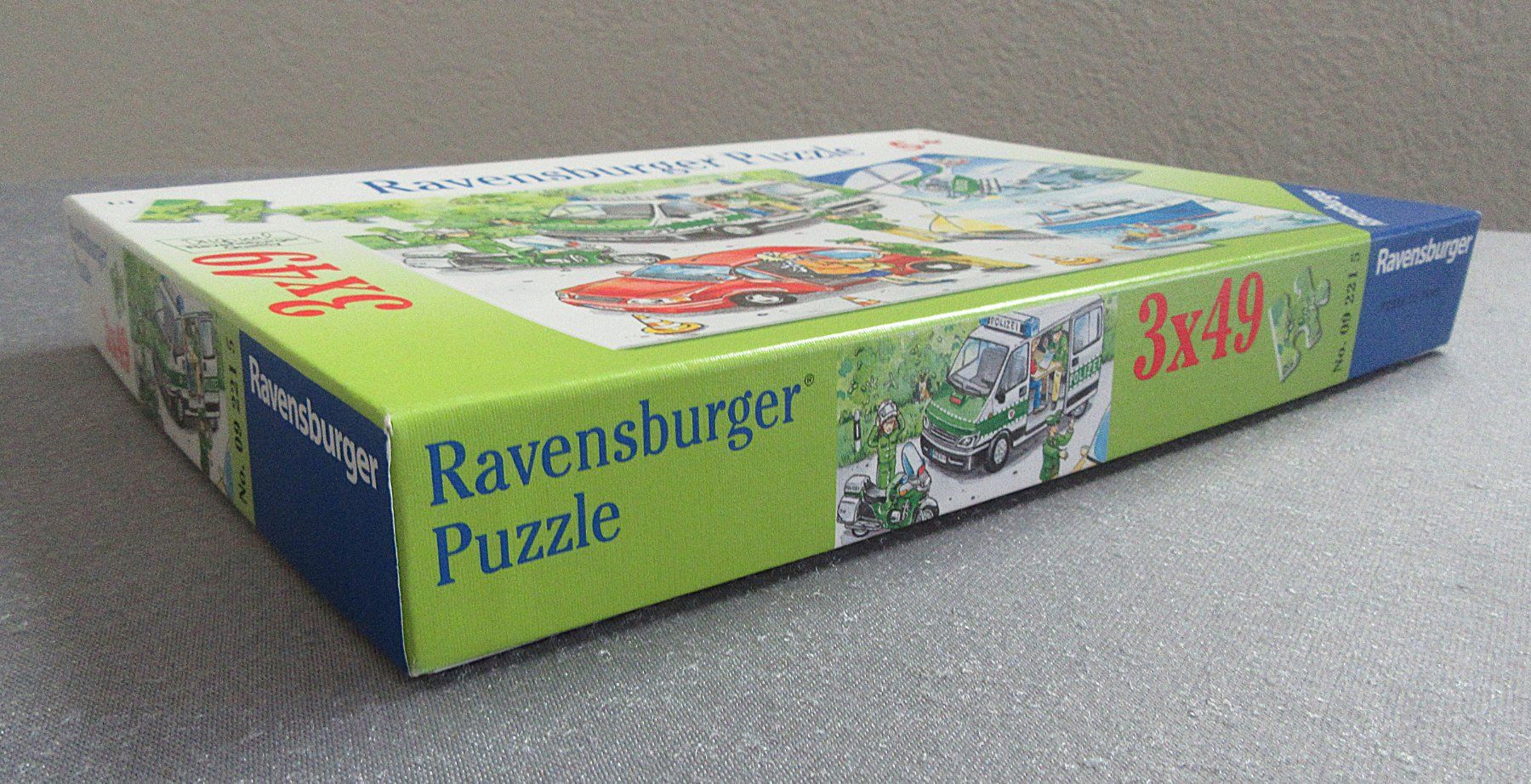 Ravensburger Puzzle: Ravensburger Puzzle - Polizeieinsatz - 3 Puzzle – Usato da Auenstein venduto da Padabimbim 5