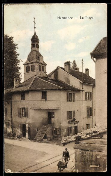Cartoline postali: AK Hermance, La Place – Usato da Berlin venduto da bartko-reher