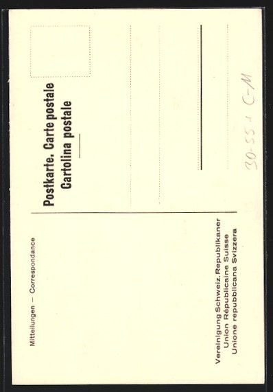Cartoline postali: Henker mit Schwert Lex Häberlin, Verein – Usato da Berlin venduto da bartko-reher 1