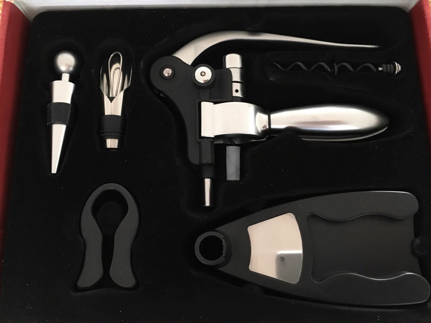 Apribottiglie & Tappi per chiusura: Korkenzieher Set – Nuovo e nell'imballaggio originale da Basel venduto da citystore 1