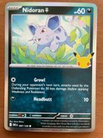 Pokemon Nidoran Holo 30 Jahre (Versand gratis)