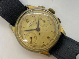URECH Chronograph 33mm Handaufzug läuft /i371
