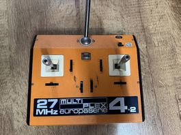 Funkfernsteuerung Multiplex 27Mhz europaserie 4+2