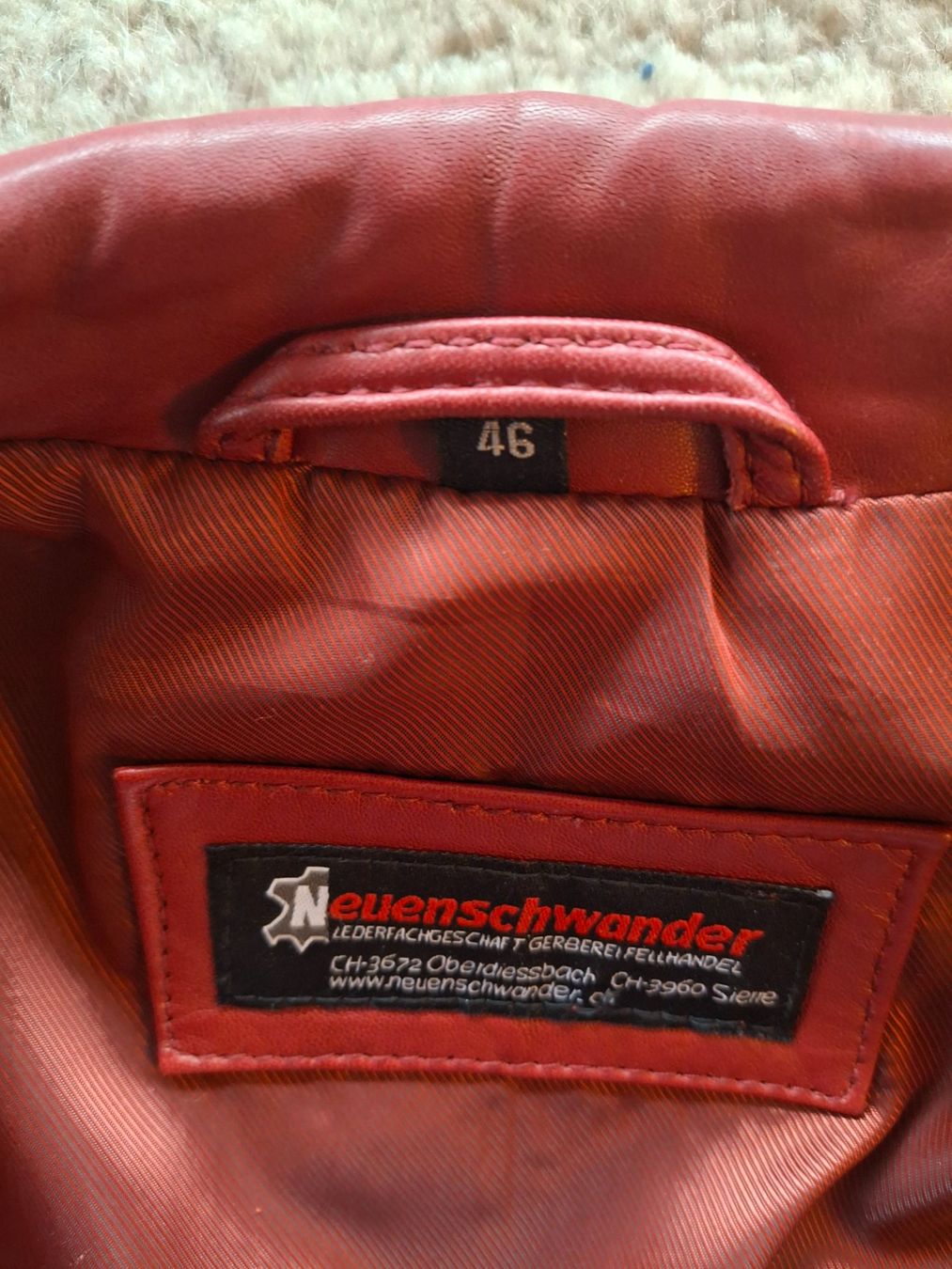 Giacche: Weiche Nappaleder Jacke – Usato da Röschenz venduto da Zorro046 3