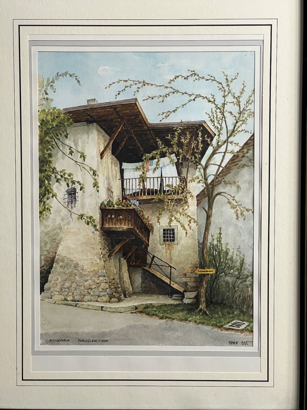 Gemälde: CARL VOGEL „SCHENNA“ – Gebraucht aus Basel von Kaffee_und_Kunst 2