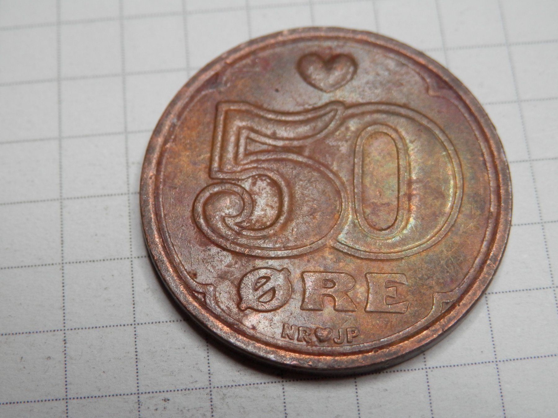 Tutti le monete: Dänemark  50 Öre, 1989 – Usato da Weiach venduto da weiach81 1