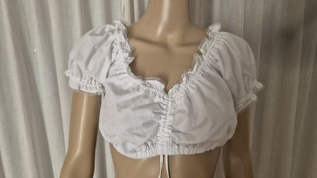 Weisse Dirndl-Bluse ALPIN