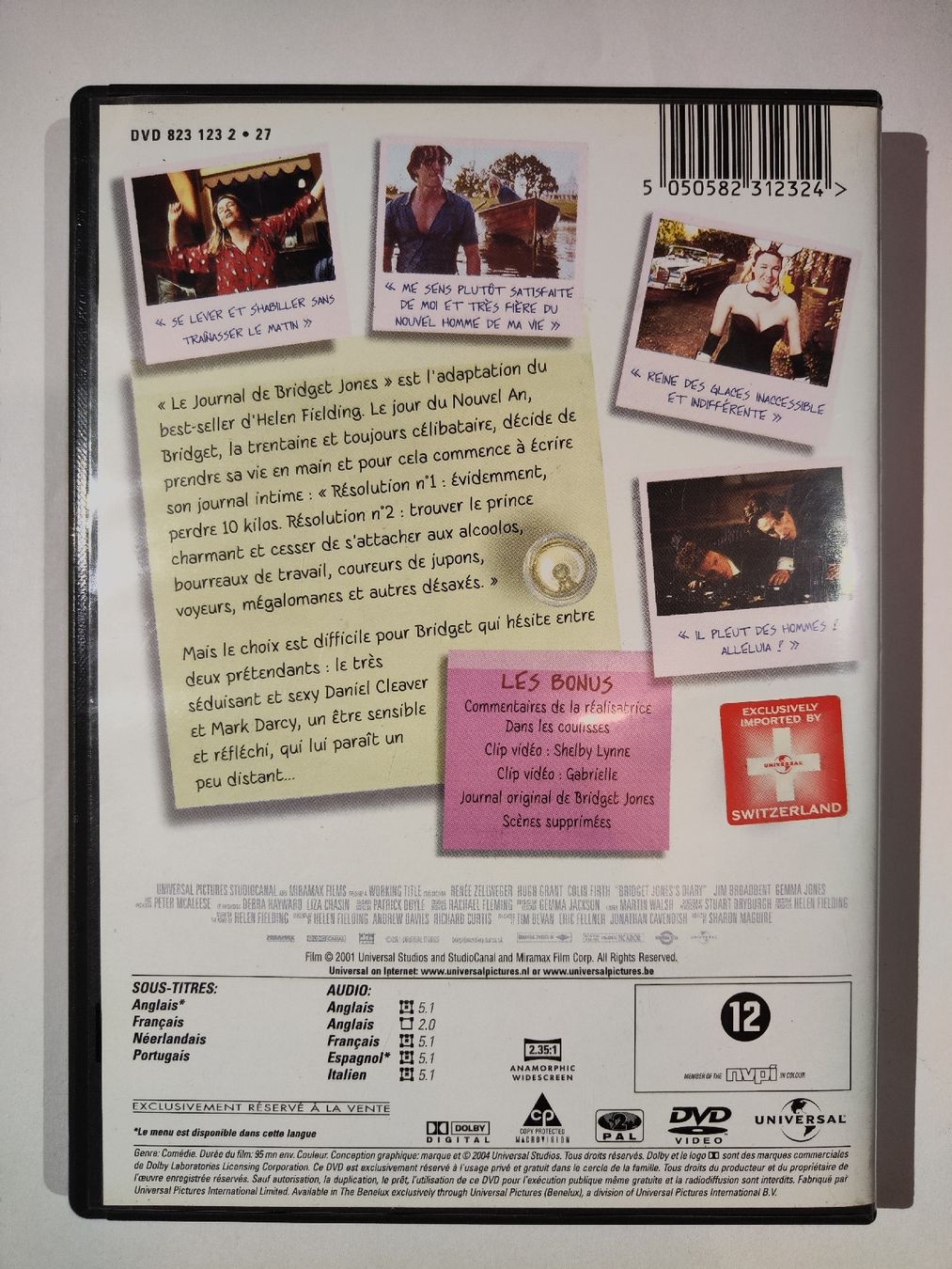 Tutti i DVDs: DVD - Le Journal de Bridget Jones – Usato da Commugny venduto da Teksen 1