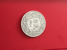 Moneta Svizzera 2 Fr. 1911 argento