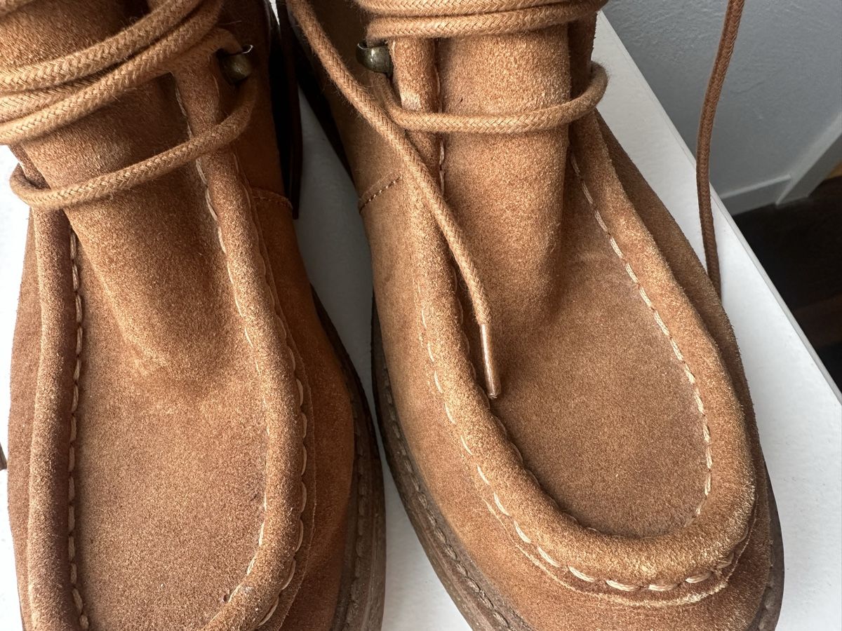 Scarpe da donna: Brown Velor Leather Shoes – Usato da Uster venduto da Monika_OB 7