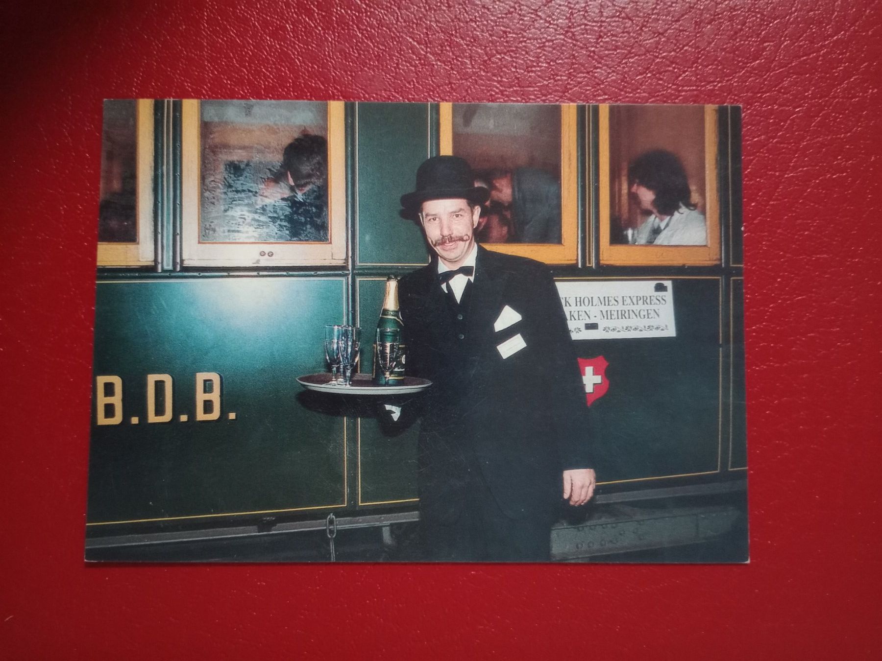 Cartoline postali: AK Bahn Schweiz Kellner BOB (801) – Usato da Küttigen venduto da Melisch1000
