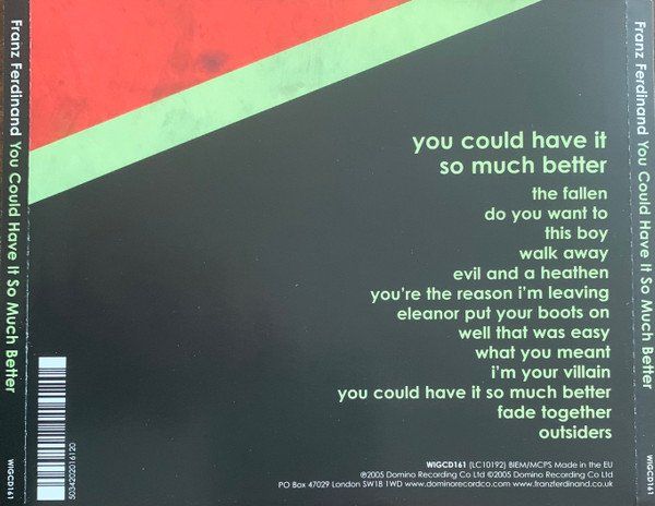 CDs: CD Franz Ferdinand - You could have it so much better – Gebraucht aus Möriken AG von mineralia 1
