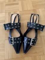 Black sling backs (size 38)