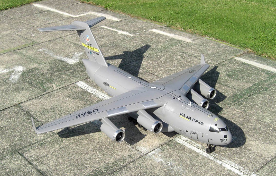 Modellismo RC: C17 Globalmaster 1410mm Spw. mit Heckklappe – Usato da Eschlikon TG venduto da Mitjet 2
