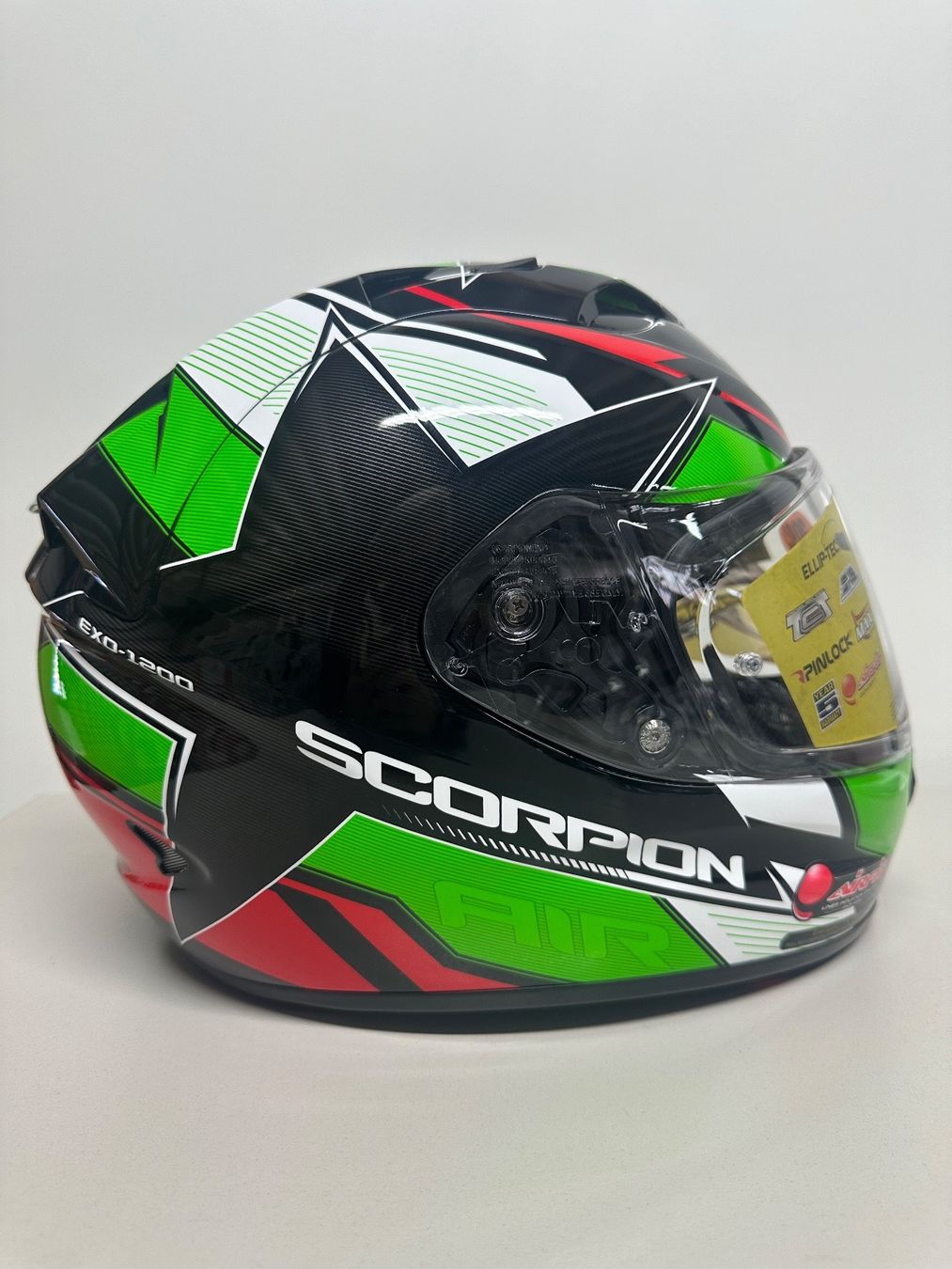 scorpion exo 1200 helmet R1 Air Full Face Raven Black/blue/hi Viz Medium Regardless of where you tear it up Crash Helmet Face Helmet Scorpion