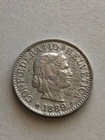 Abart 5 Rp. 1889 mit gezeichnetem Stempel