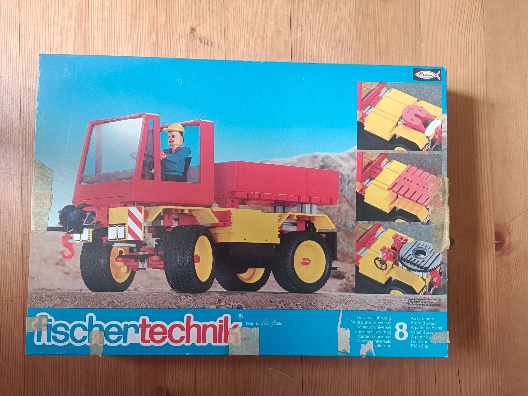 Fischer Kit di costruzioni: Fischer Technik Universalfahrzeug – Usato da Scharnachtal venduto da aebnit