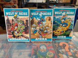 Dreier-SET: Lustiges Taschenbuch LTB Weltreise 2, 3, 4