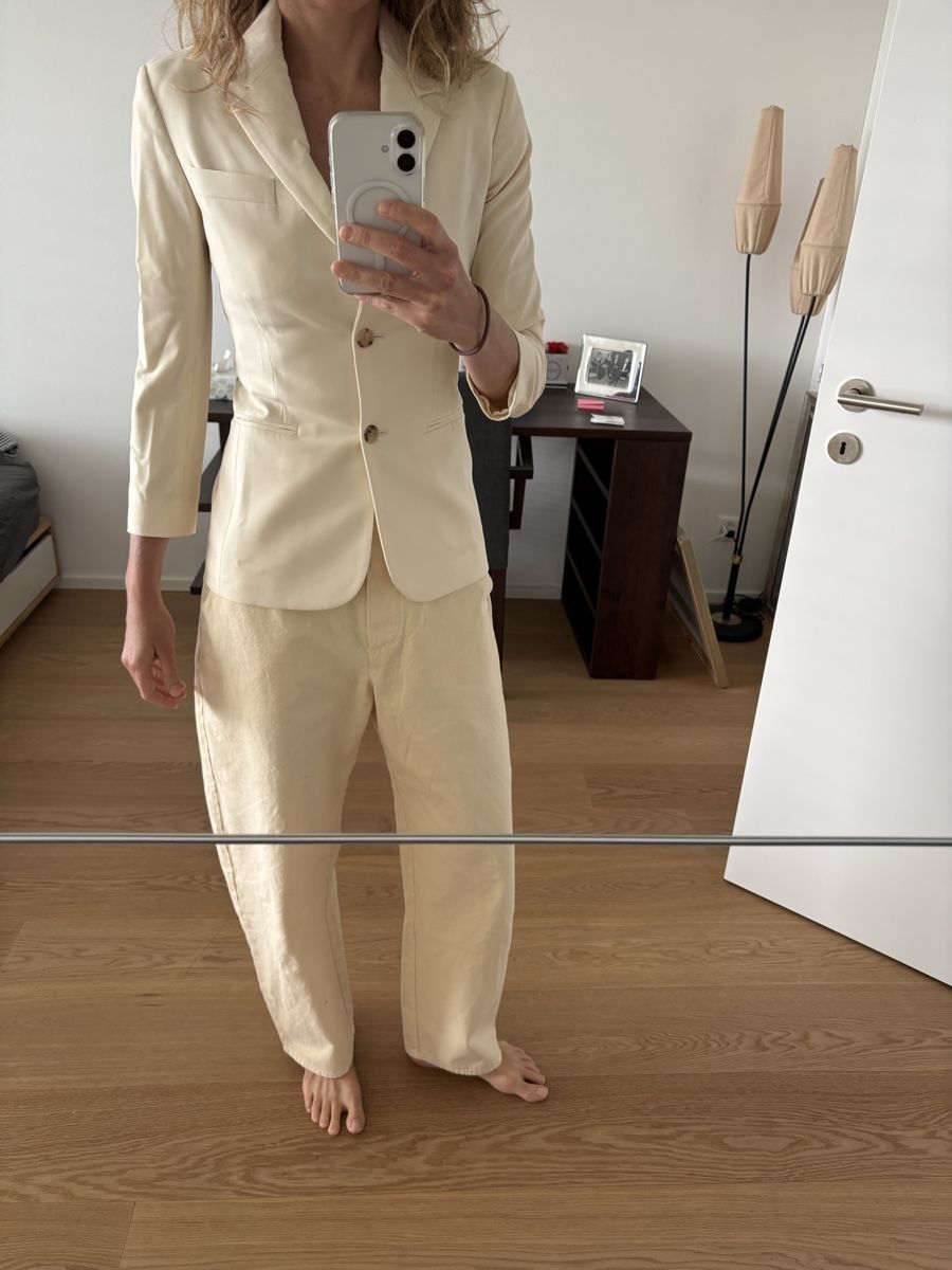 The Row Vestes: The Row blazer in cream  – D'occasion à St. Gallen par ott_f827 5