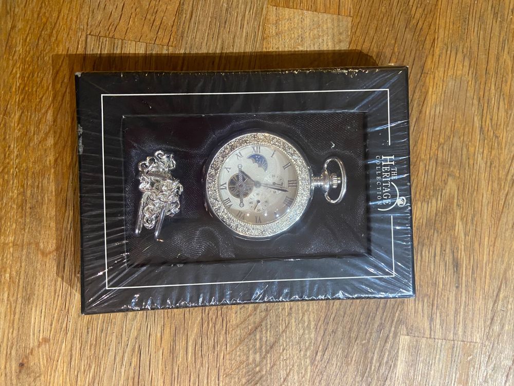 Montre De Poche REGLIA Classique Avec Chaîne – Mécanique Manuelle Et Style Vintage