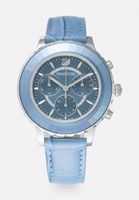 Swarovski Damenuhr Chronograph, hellblau, neuwertig!