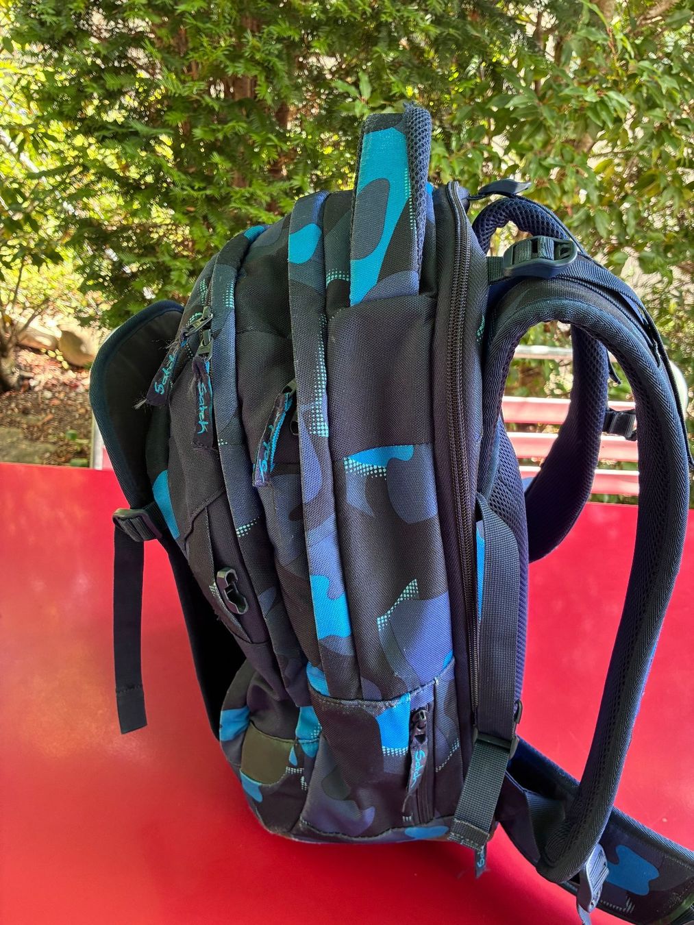 Satch Borse & Zaini: Satch Pack Schulthek blau / schwarz – Usato da Wettingen venduto da baeg_2000 3