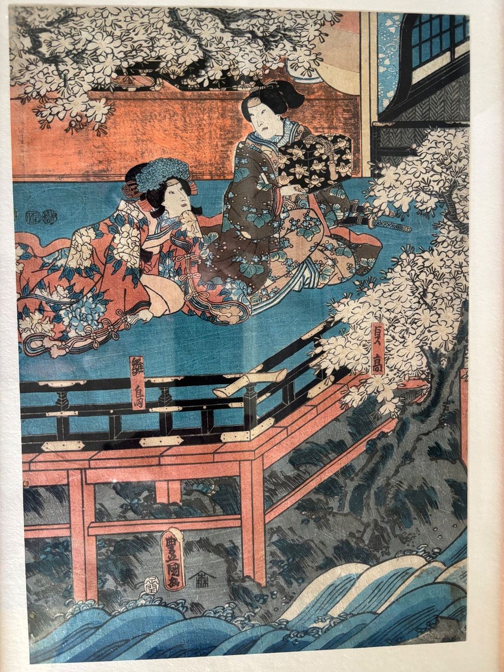 Holzschnitte: Japanischer Holzschnitt von Kunisada – Gebraucht aus rotkreuz von baudisch 1