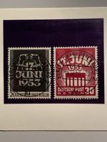 Deutsche Post Berlin 1953 MiNr. 110+111 mit saub. Vollst.