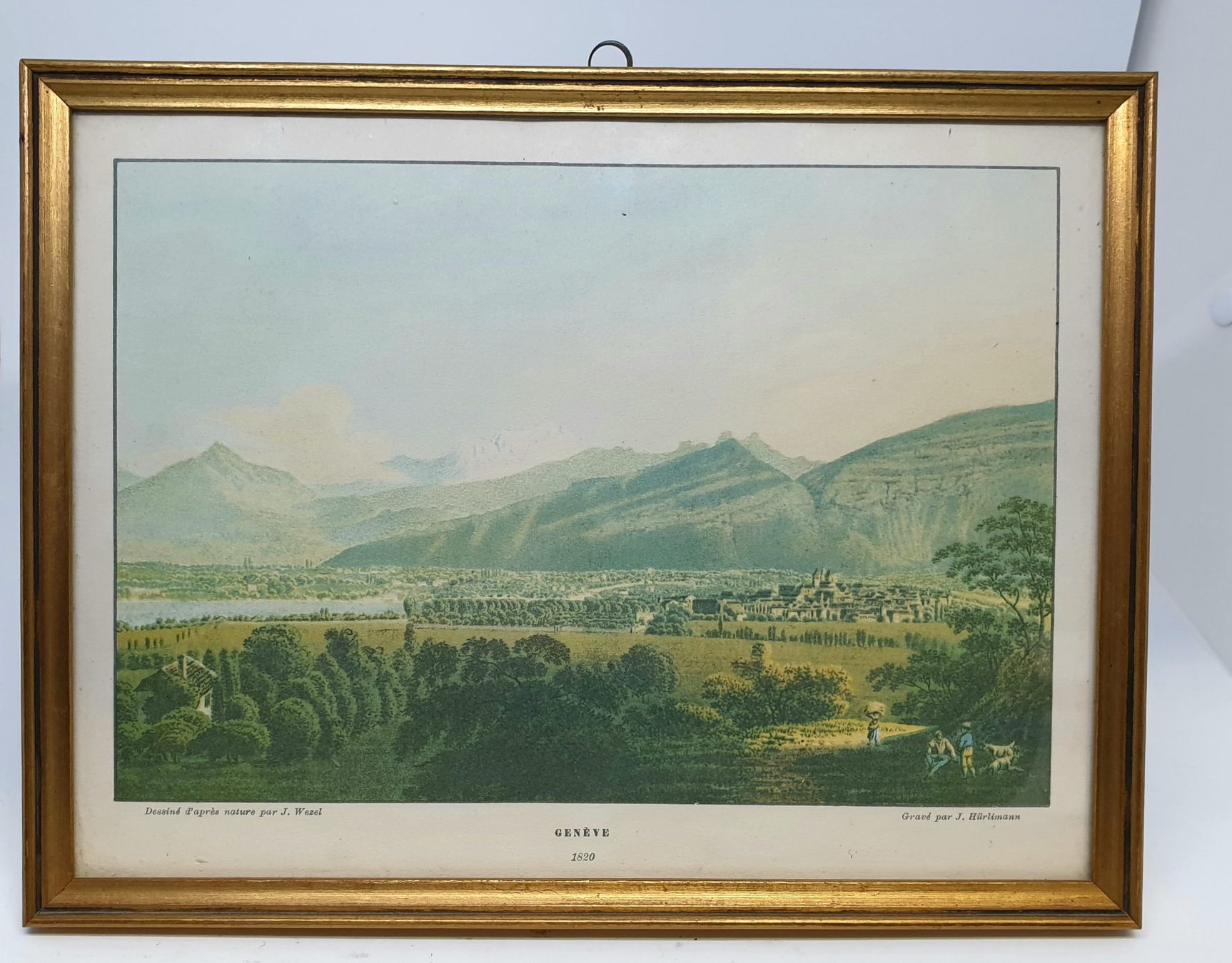 Grafica & Litografie: 4 Aquatinta Farb Drucke Kunstdrucke Lithos Stiche – Usato da Tüscherz-Alfermée venduto da Newpad 3