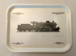 SBB CFF FFS Tablett / Eisenbahn Tableau- Dampflokomotive