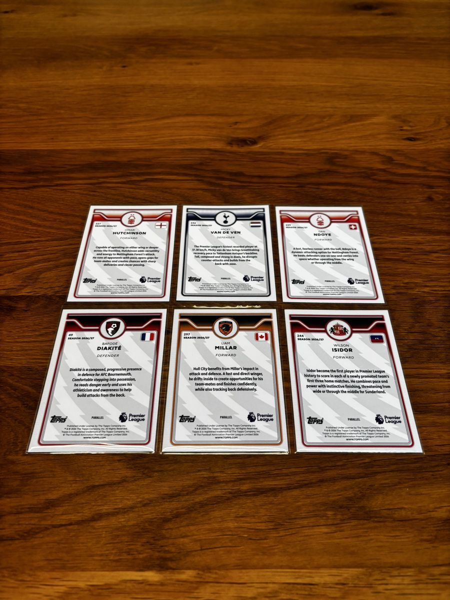 Topps Carte collezionabili: Topps | Premier League 26/27 | Purple Parallel – Nuovo (secondo la descrizione) da St. Gallen venduto da NPC_mit_Twint 1