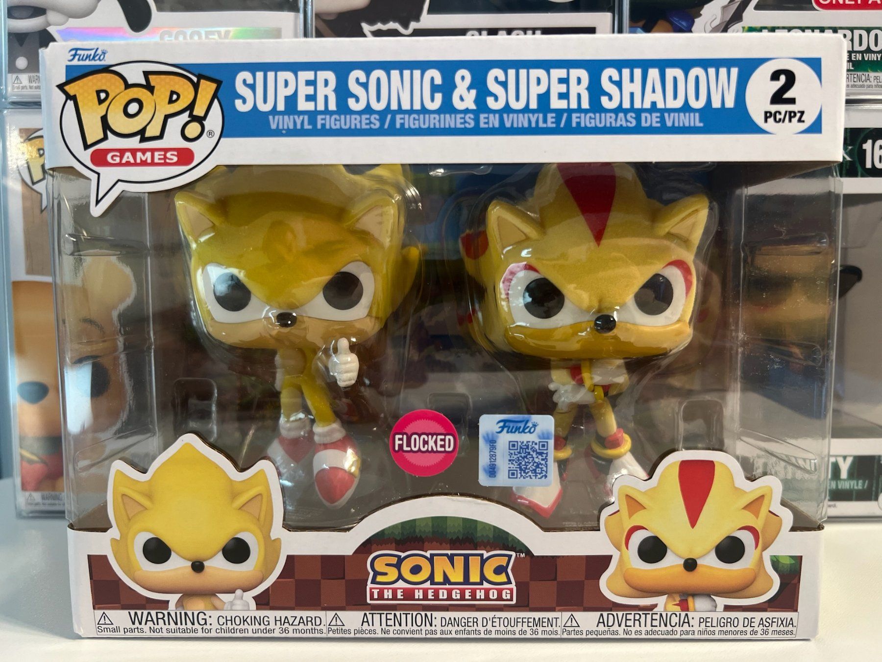 Funko Figuren: Funko POP! Sonic the Hedgehog Super Sonic & Super Shadow Lim – Neu und originalverpackt aus Le Mouret von perfectbijou