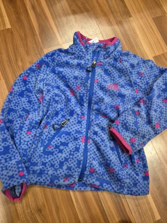Mckinley Faserfleece Jacke, blau/pink, Gr. 116, B5
