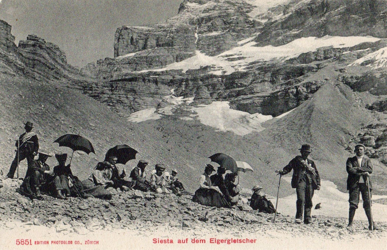 Ansichtskarten: Siesta auf dem Eigergletscher – Neu (gemäss Beschreibung) aus Melano von pisonsdro