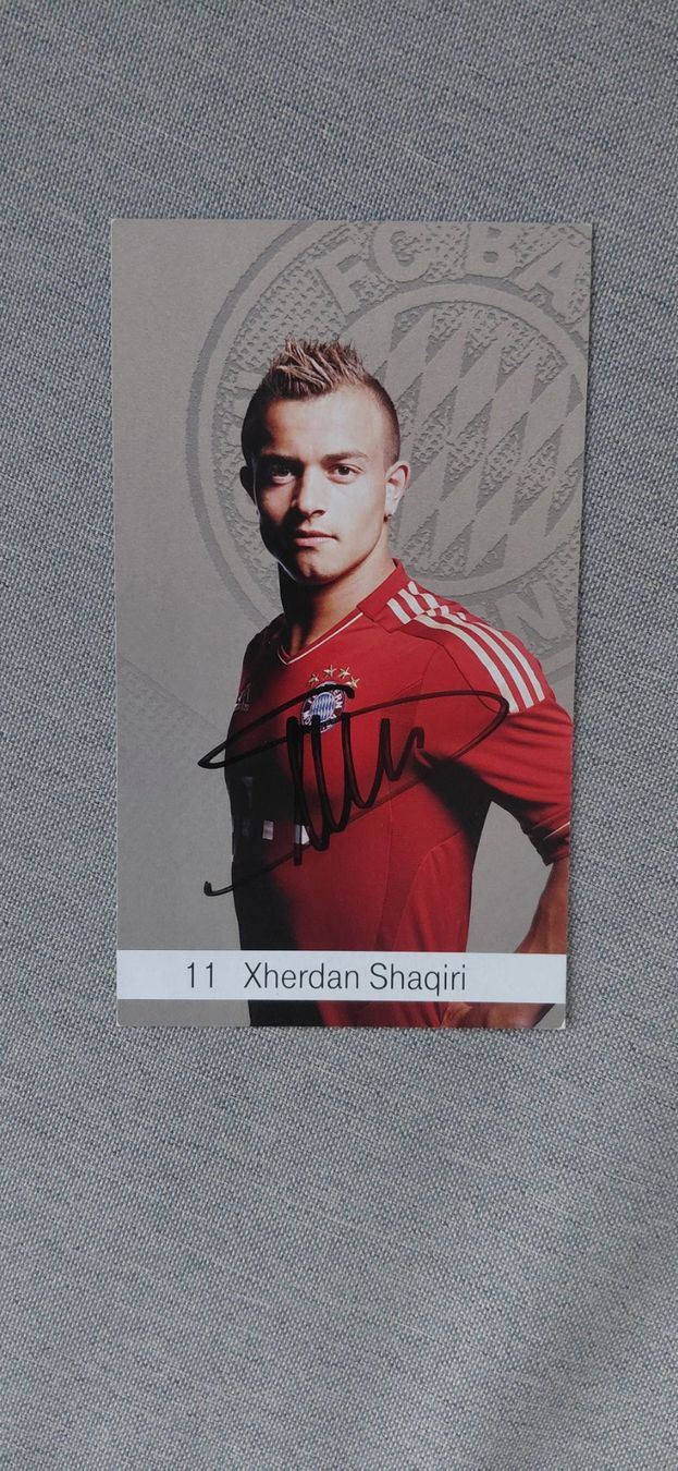 Autogramme: Autogrammkarte Xherdan  Shaqiri – Gebraucht aus Schmerikon von Olympia04