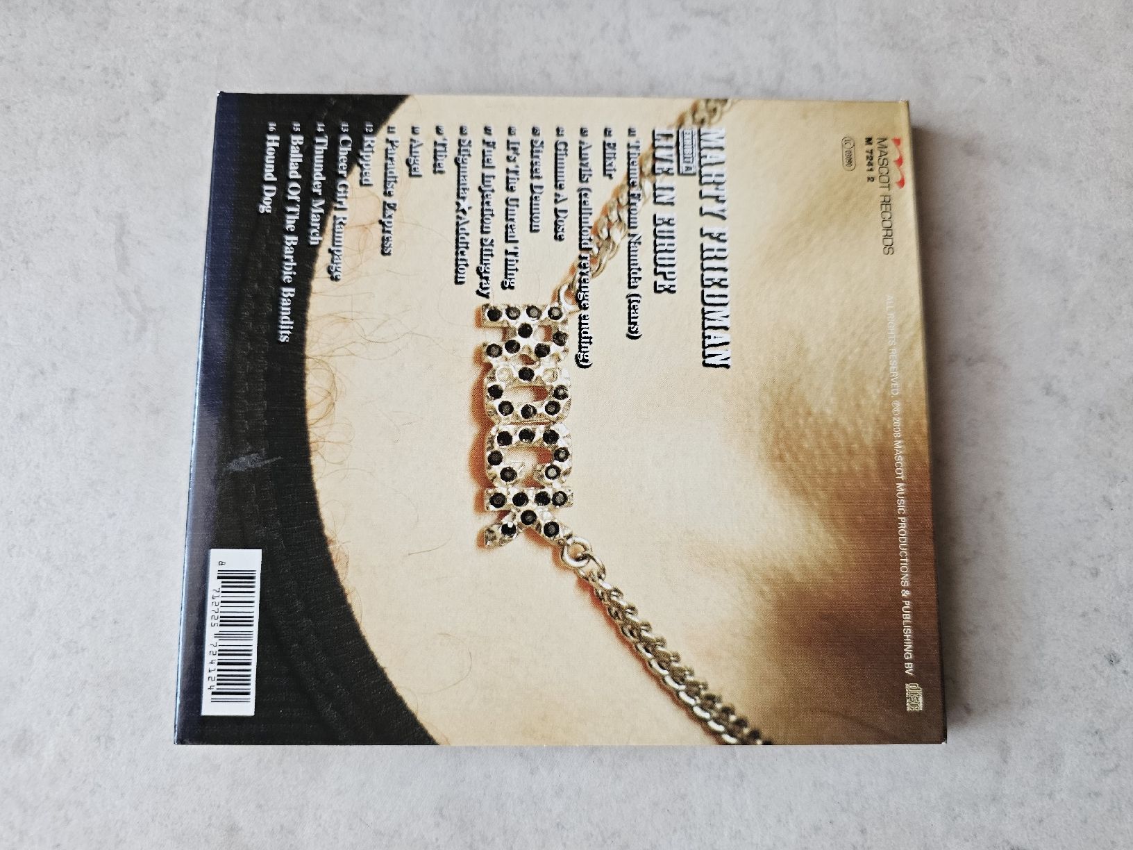 CD: Marty Friedman  -  Live In Europe – Usato da Schneisingen venduto da backstore24 1
