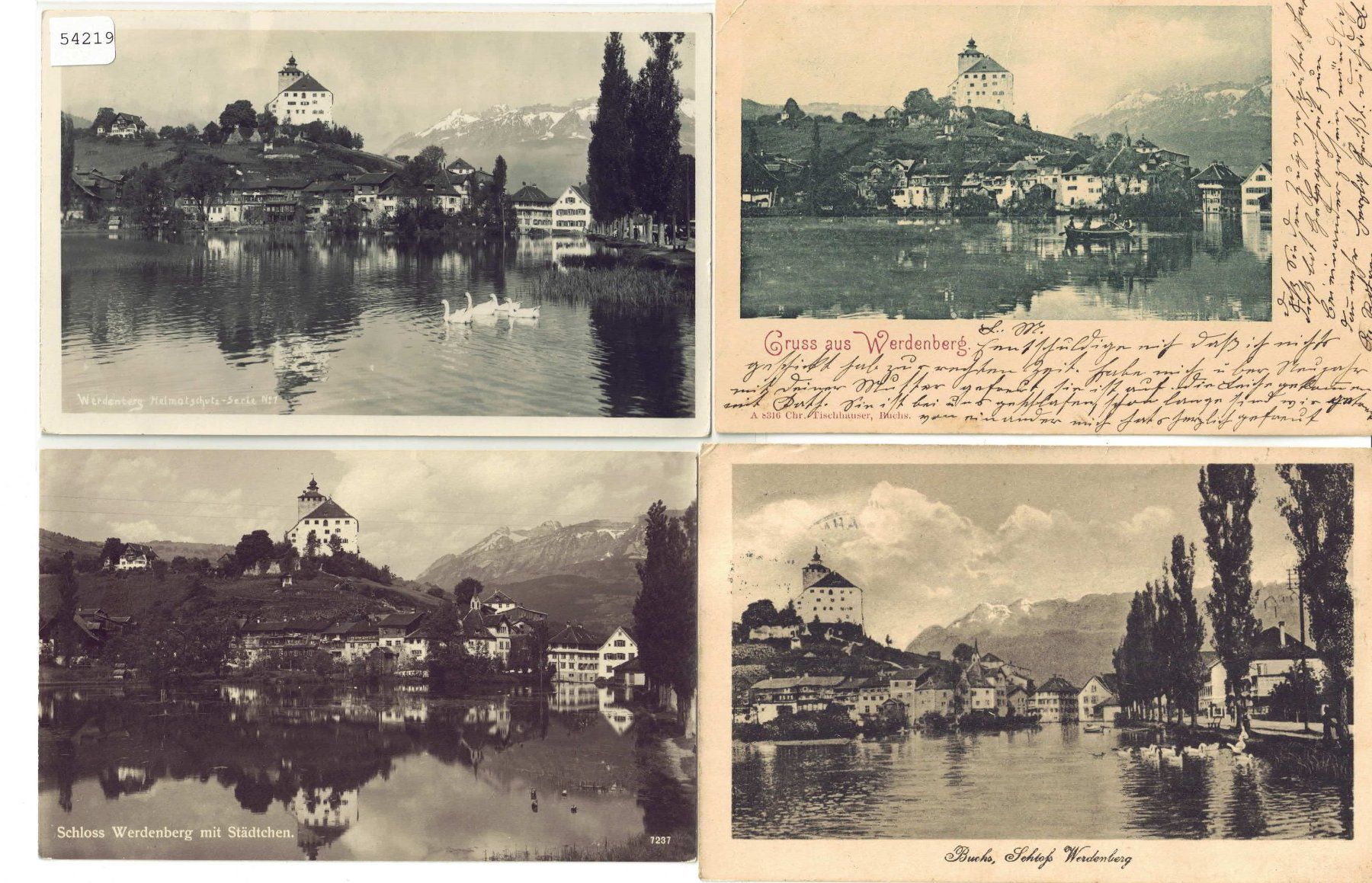 Cartes postales: 4 AK - Buchs-Werdenberg – D'occasion à Ettingen par Kartenplanet