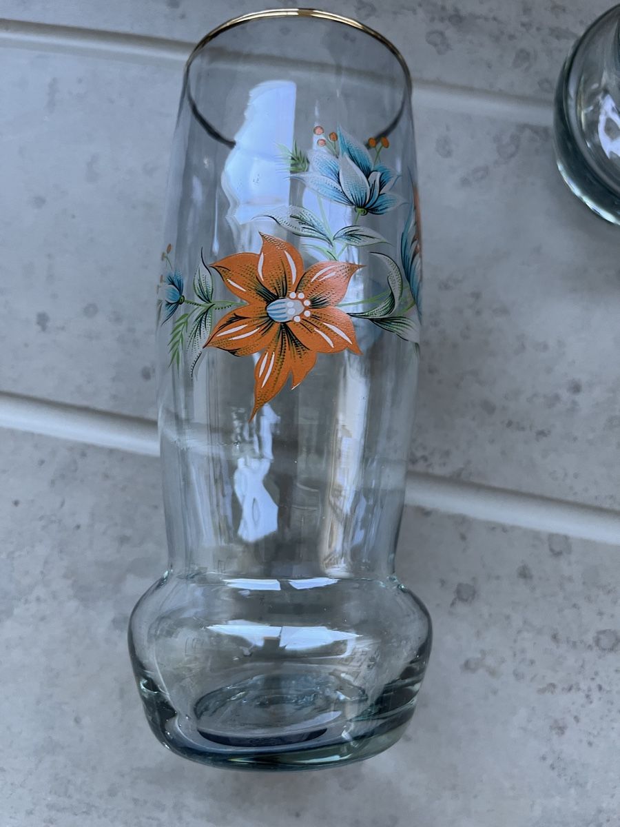 Verres: Verres vintage floral – D'occasion à St. Prex par Nikolletta 3