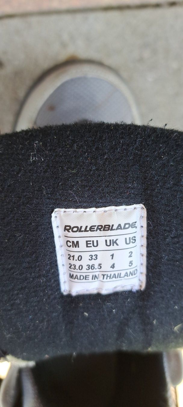 Inline-Skating & Rollschuhe: Rollerblade Grösse 33 bis 36.5 Grössenverstellbar – Gebraucht aus künten von himelblau 4