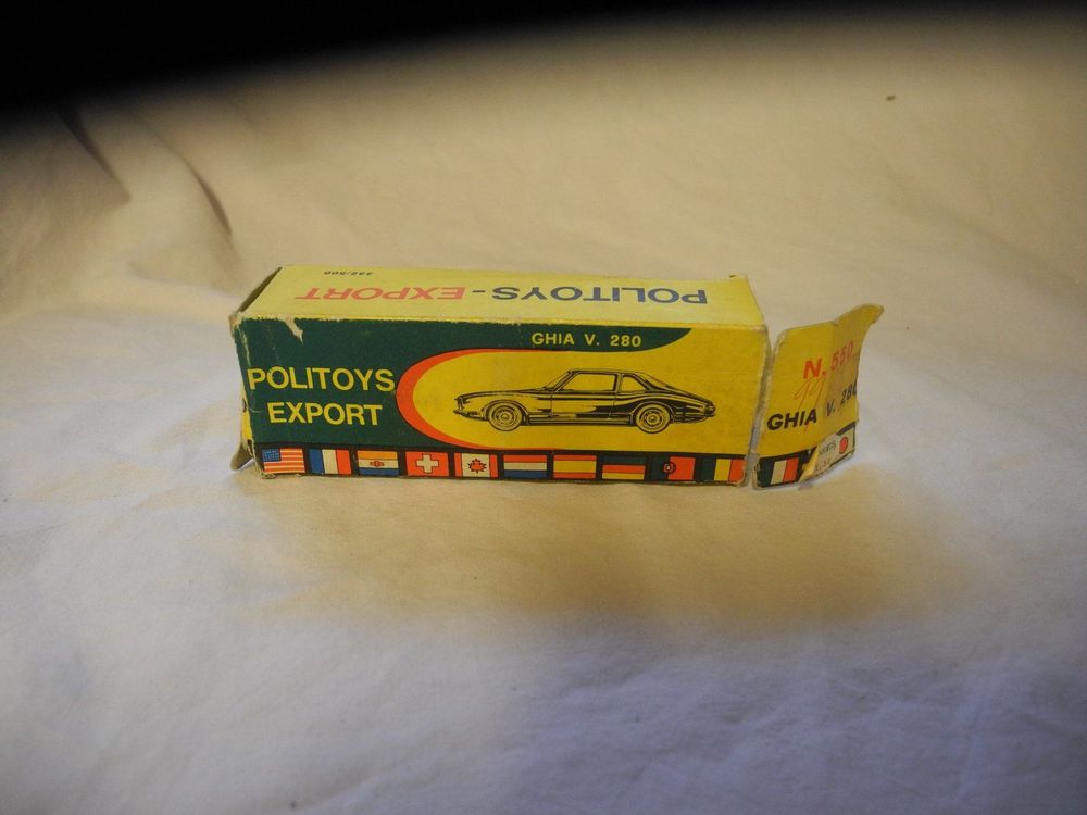 Politoys Ghia V 280 grise n°550 1/43 - Collection