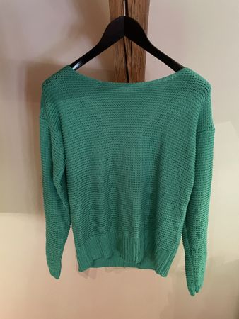 Vero Moda Oversize Pullover Gr. L – Türkis/Grün