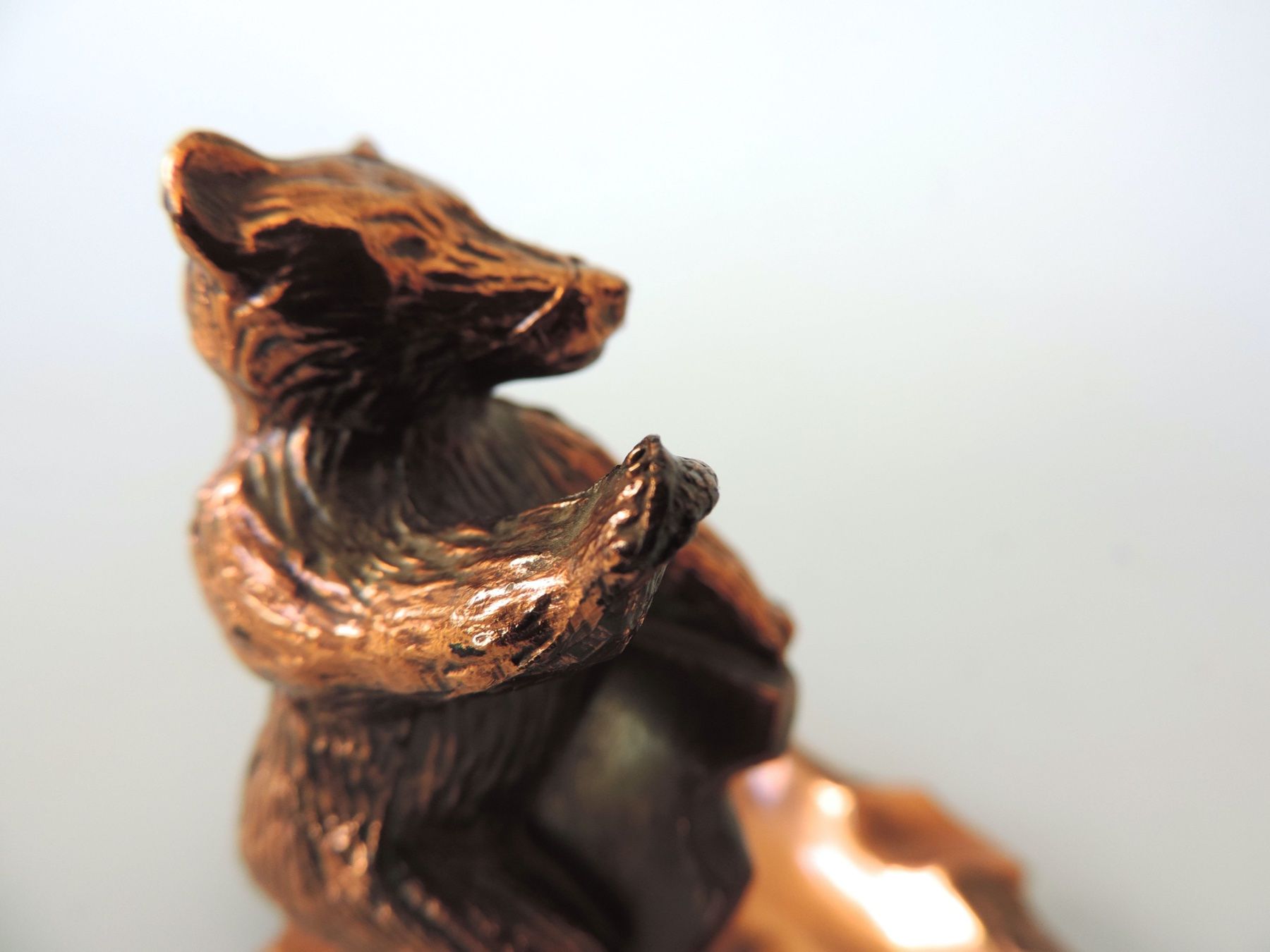 Statuette: Berliner Bär Ascher aus Kupfer – Usato da Horw venduto da luzernicus 6