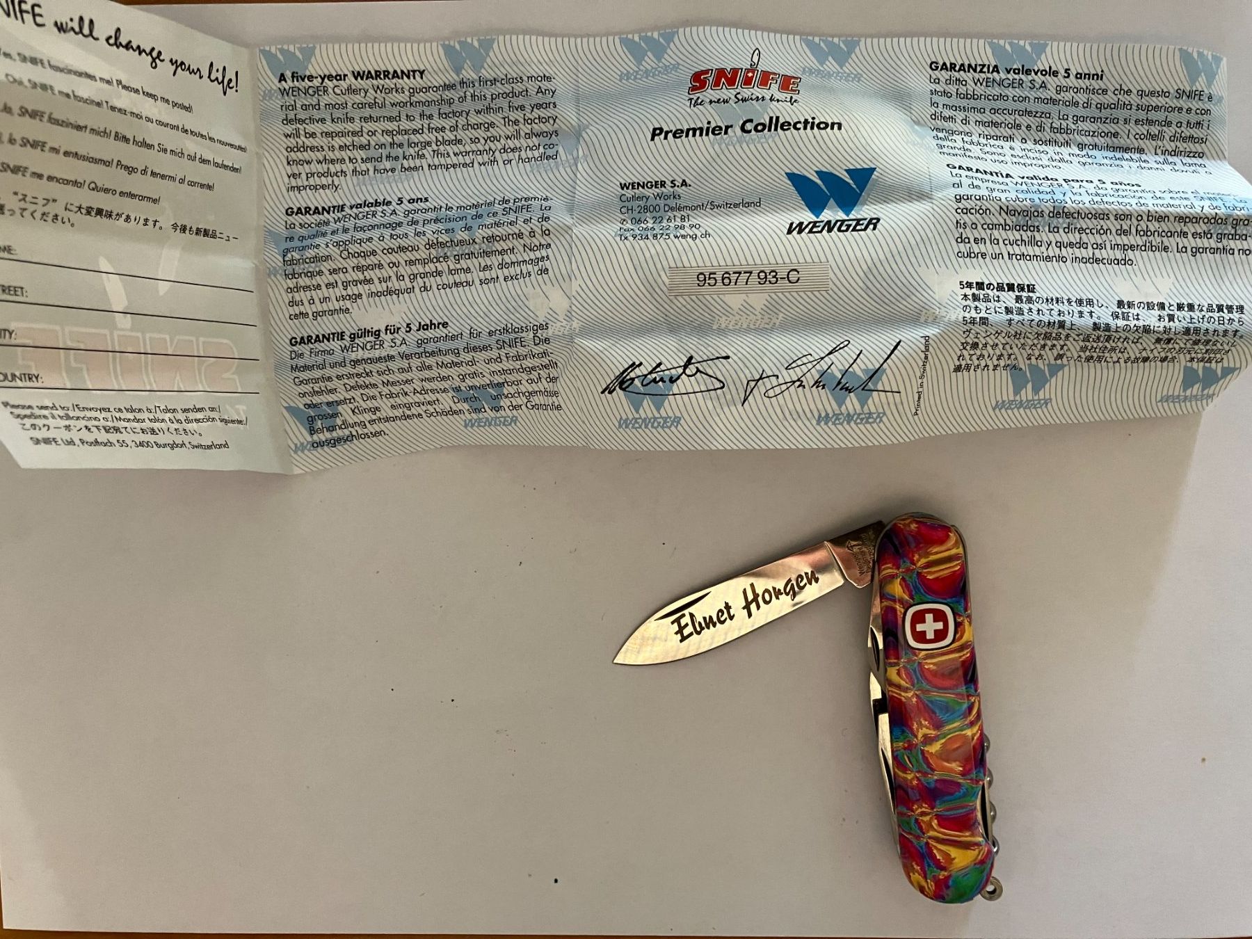 Wenger Couteaux de poche: Taschenmesser – Neuf (Voir description) à Menzingen par Wlukas 1