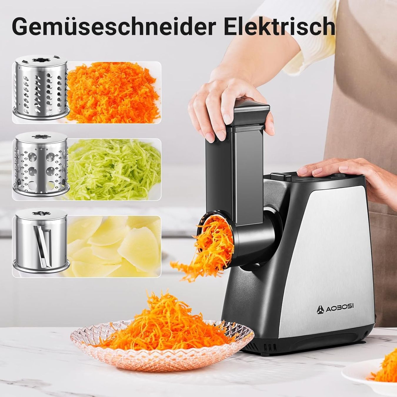 Elettrodomestici da cucina: Elektrischer Fleischwolf mit Wurstaufsätzen – Nuovo e nell'imballaggio originale da Herisau venduto da Senn24 3