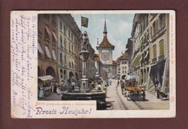 BERN - Bärenbrunnen - Kutsche - 1902