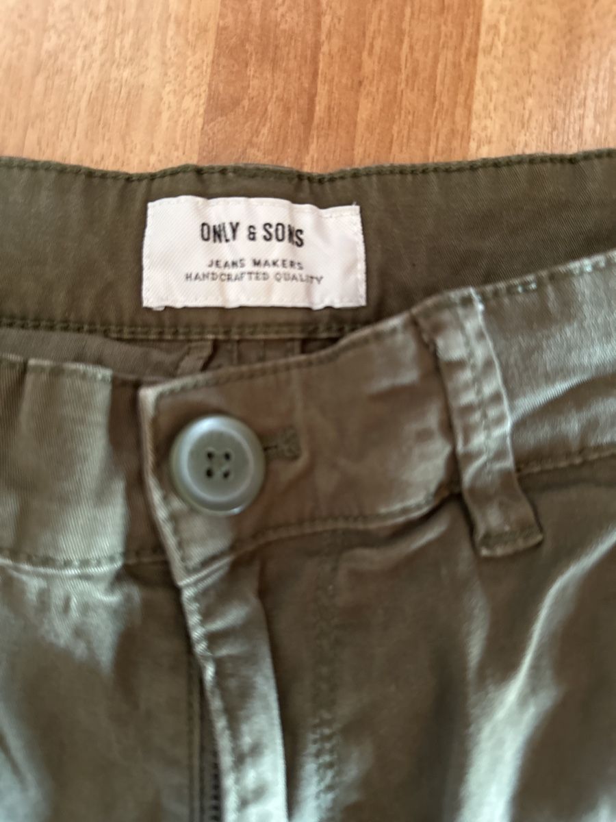 Only Pantaloni: Only & Sons Cargo Shorts, Grösse M, Khaki – Usato da Wald AR venduto da Jakusi95 2