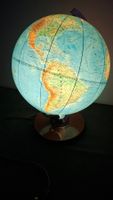 Globenlampe, Vintage Globus Lampe, Deko Lampe, Weltkarte
