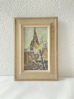 Peinture à l’huile sur bois de Octave Matthey (1888-1969)